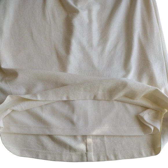 Donna Ricco Dress Womens 4 Midi Side Zip Cream - Picture 7 of 10